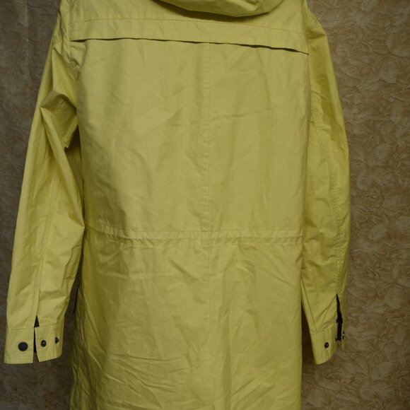 Pendleton Yellow Preppy Cotton Rain Slicker Womens Sz L Minimalist PNW Gorpcore - Picture 6 of 11